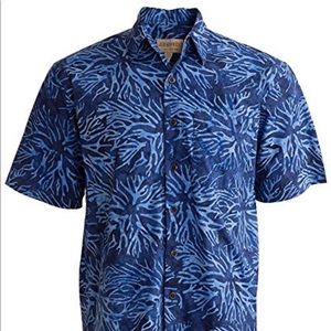 Johari West short-sleeve Hawaiian button down shirt